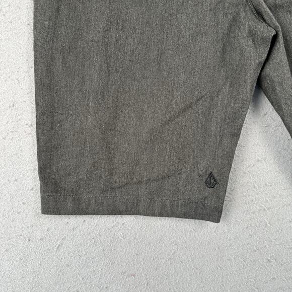 Volcom Vmonty Shorts Men’s 30 Dark Gray 10” Inseam Skater Stretch Modern Fit - Picture 16 of 16